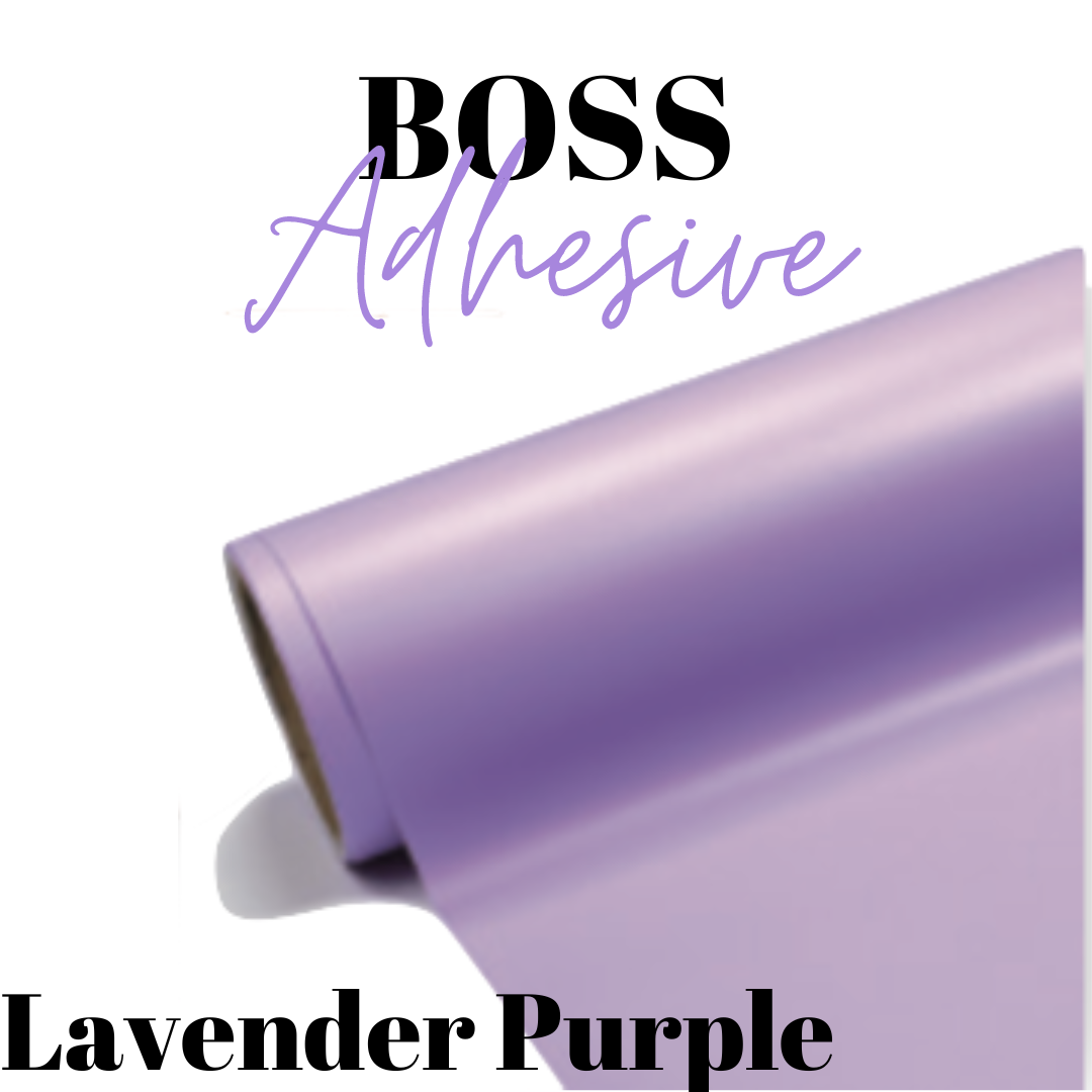 Adhesive Vinyl- Boss Adhesive - MATTE LAVENDER PURPLE