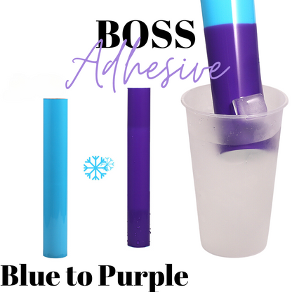 Adhesive Vinyl- Boss Adhesive - Cold Colour Change Blue/Purple