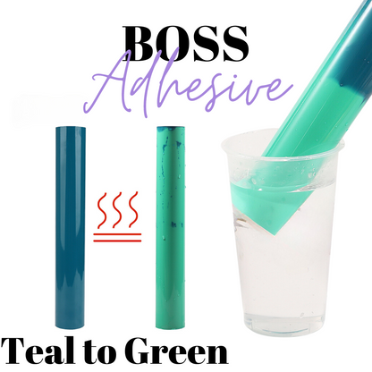Adhesive Vinyl- Boss Adhesive - Hot Colour Change Teal/Green