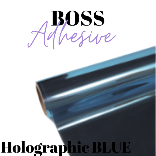 Adhesive Vinyl- Boss Adhesive - MIRROR LIGHT BLUE