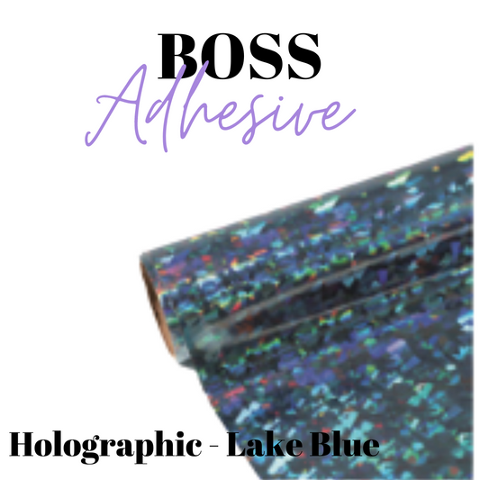 Adhesive Vinyl- Boss Adhesive - LAKE BLUE