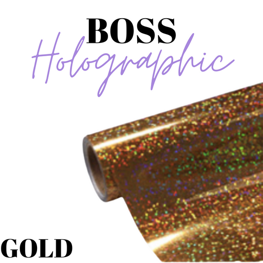 HTV- Boss Holographic - GOLD