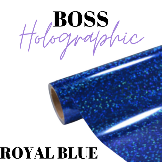 HTV- Boss Holographic - ROYAL BLUE