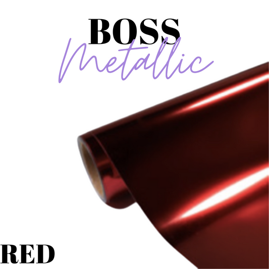 HTV- Boss Metallic - RED