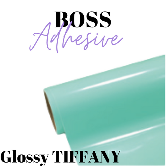 Adhesive Vinyl- Boss Adhesive - GLOSSY TIFFANY