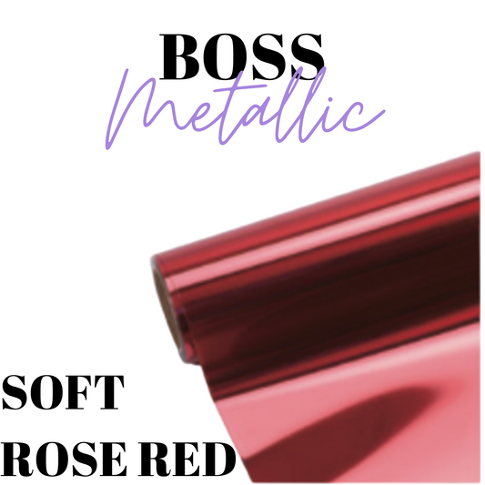 HTV- Boss Metallic - ROSE RED
